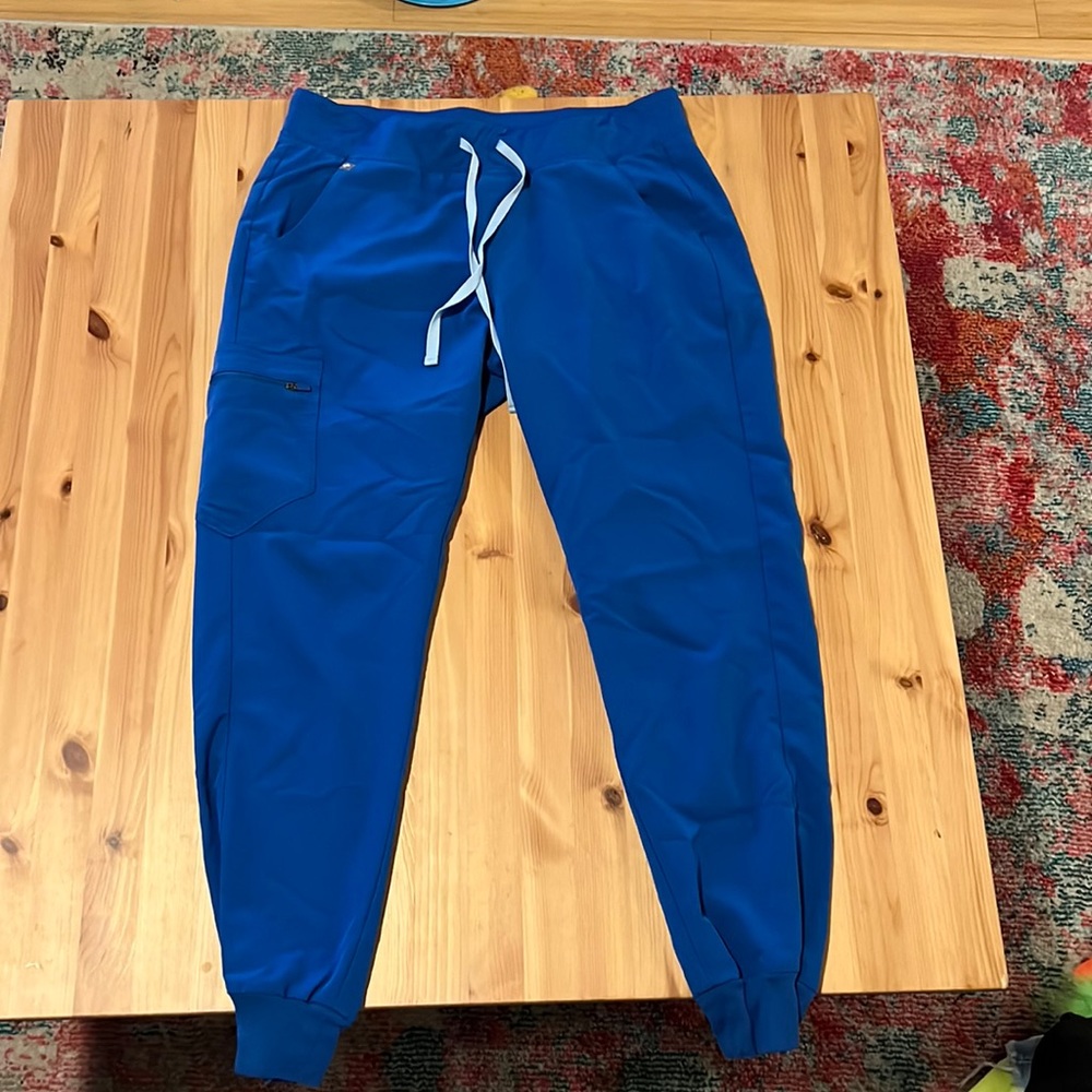 Royal Blue Figs Zamora Jogger Scrub Pants